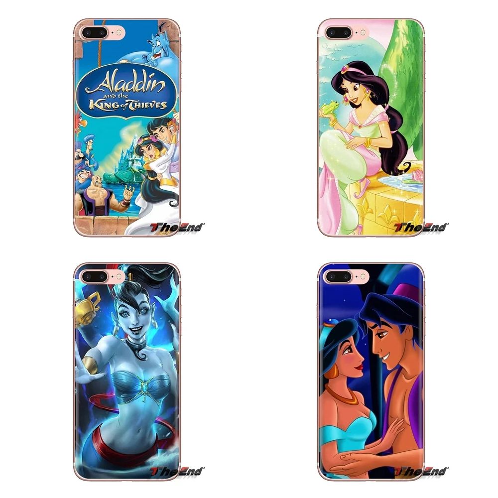 For Xiaomi Redmi 4A S2 Note 3 3S 4 4X 5 Plus 6 7 6A Pro Pocophone F1 Classic Aladdin (1992) Movie Poster Transparent TPU Housing |