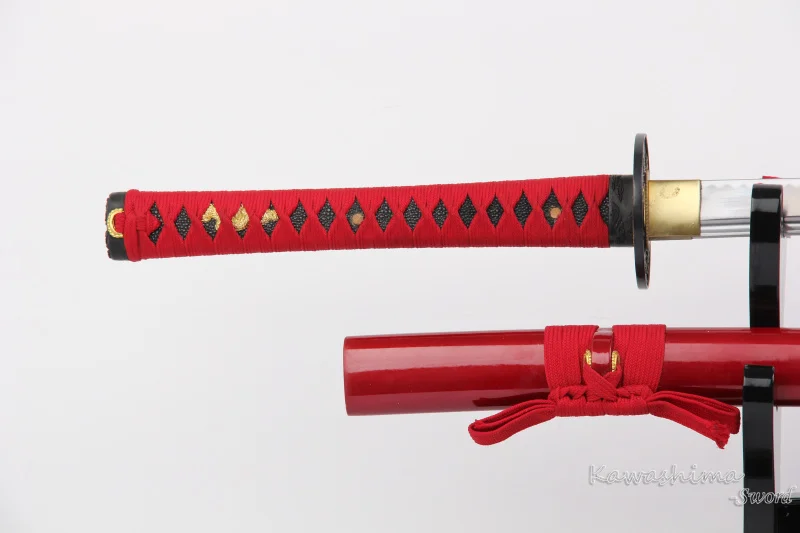 Японский Самурай Катан Иайто Sword 1060 Высокоуглеродистой Стали Полный Тан