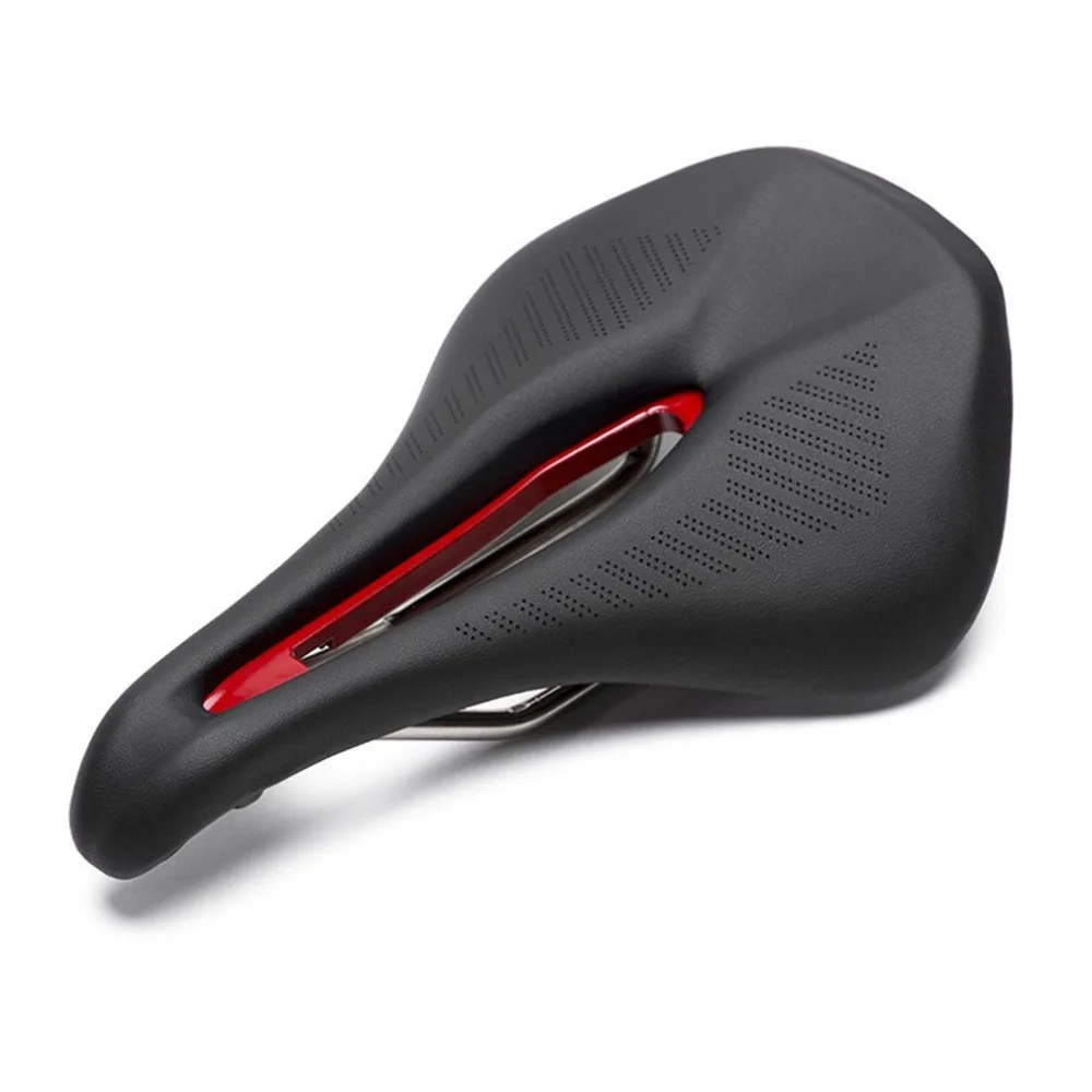 

PROMEND Road Bicycle Seat Hollow Cushion Riding Iron Three Sports Equipment PU leather soft mtb road bicycle saddle seat