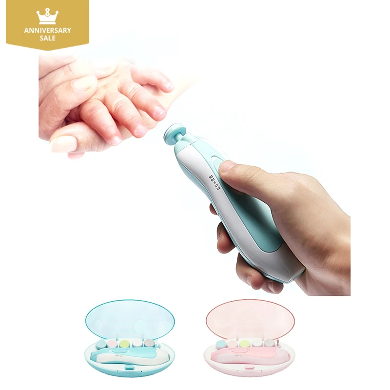 Baby Nail Clipper Electric Baby Trimmer Scissors Babies Nail Care Safe
