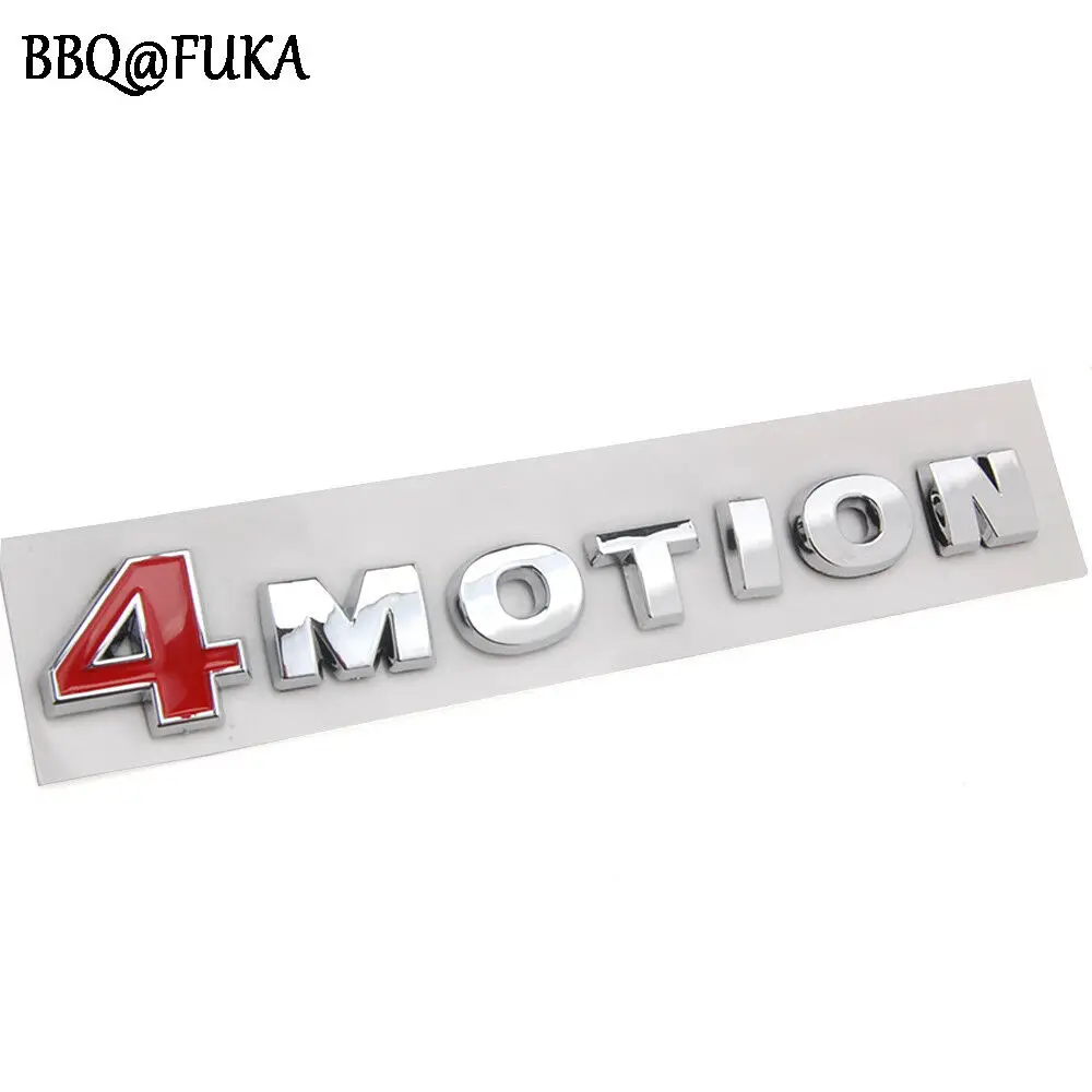 BBQ @ FUKA хромированный автомобильный Стайлинг 4motion Задняя эмблема для volkswagen GOLF Polo