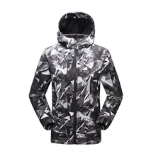 TECTOP камуфляжная походная куртка для активного отдыха софтшелл дождевая охотничья одежда спортивные зимние спортивные куртки мужские пальто с принтом