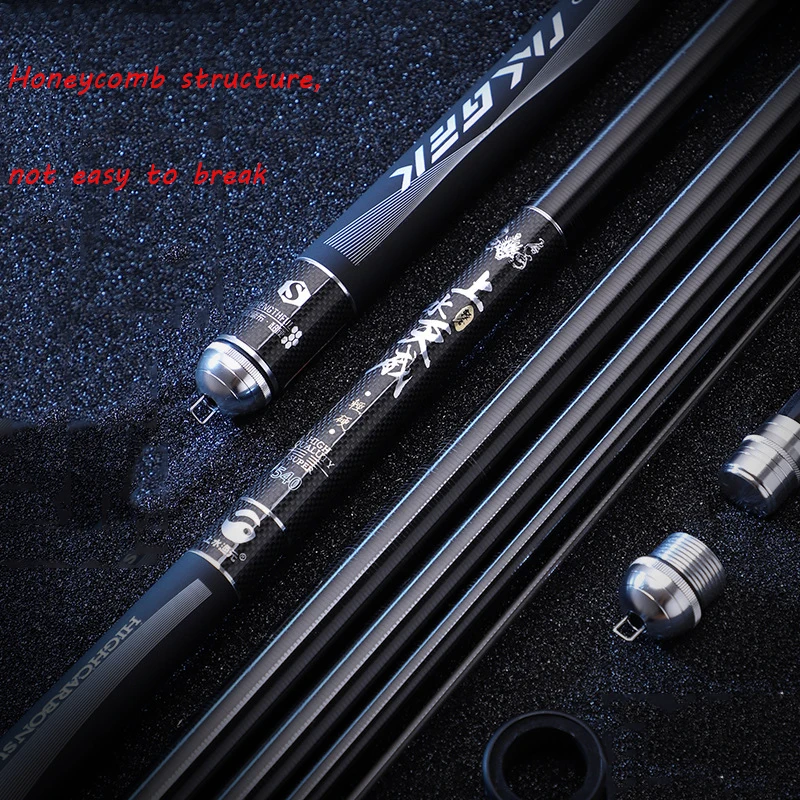 fishing pole New Carbon 3.6m 3.9m 7.2m Lure Rod Casting Fishing Super Light Telescopic winter rod | Спорт и развлечения