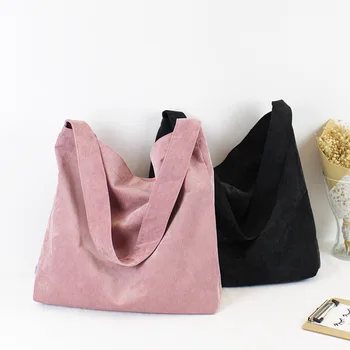 

102518 new hot women handbag female simple Corduroy shoulder bag