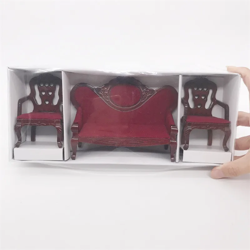 3pcs/set 1:12 miniature wooden chair furniture toy for Dolls house pretend play toys mini red chair for girls children kids 3pcs/set 1:12 miniature wooden chair furniture toy for Dolls house pretend play toys mini red chair for girls children kids
