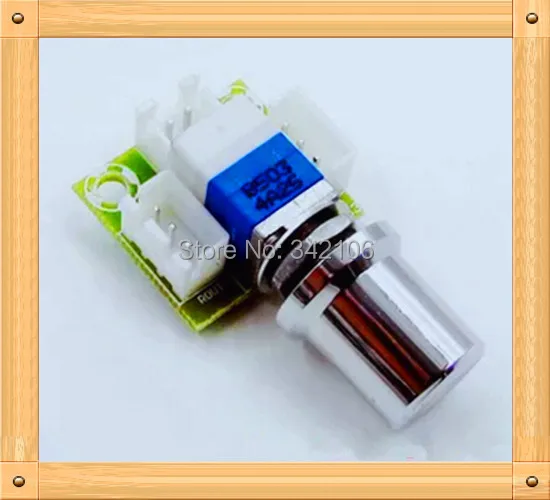 

Free Shipping!!! 10pcs Double 50K potentiometer with switch board / regulator potentiometer knob / volume potentiometer module