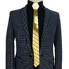Nuevo Modelo de corbata de espejo de Oro Acrílico, corbata fina hecha a mano a la moda ► Foto 1/6