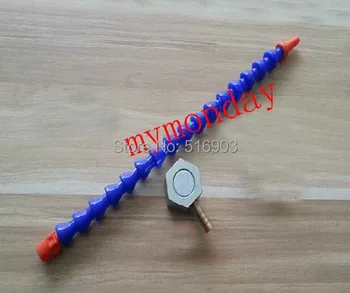 

10PCS G1/2-500mm Round head Water Cooling Tube Pipe Coolant Oil Pipe with Magnet Pedestal
