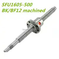 Free Shipping SFU1605 500mm RM1605 500mm Rolled Ball screw 1pc+1pc ball nut for SFU1605