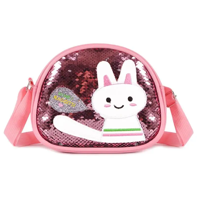 Милая сумка на плечо с блестками и кроликом, кожаные детские сумки через плечо, Sac A Dos Bolsas Feminina Mujer Sac A основной - Цвет: 3