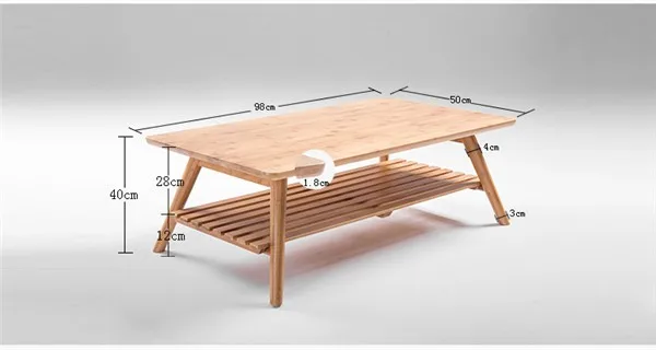 Современный Бамбуковый стол, ножки складные, Натуральная отделка, бамбуковая мебель, маленькая гостиная, складной стол, центральный диван, журнальный столик