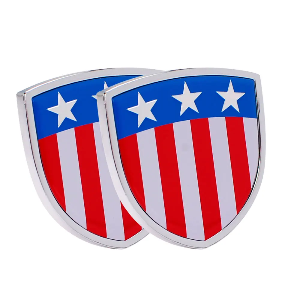

1Pair 3D Metal Car Decoration Metal Adhesive Italy Flag Truck Car Badge Emblem Sticker for Car Motorcycle Sticker