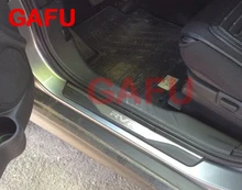 Car Door Sills Sticker for Mitsubishi ASX RVR Stainless steel Door Sill Scuff Plate Car Accessories For ASX RVR 2017 2010 2016 car stainless steel door sills scuff plate fit for 2017 hyundai solaris hatchback sedan dual tone door sills