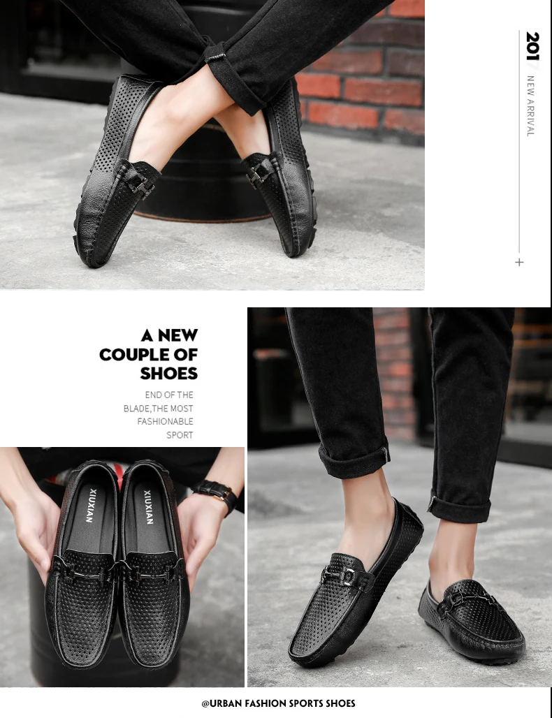 men leather loafers slip on driving shoes (17)
