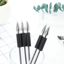 2 шт./партия 0,5 мм гелевая ручка для офиса с черными чернилами и принадлежности Набор карандашей тестовая гелевая ручка для письма