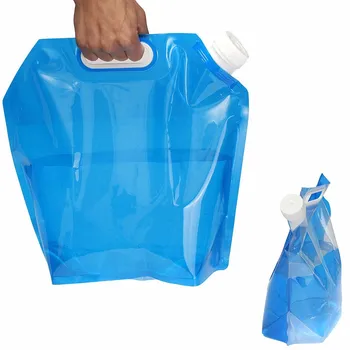 

Newest 5L Folding Water Storage Collapsible Lifting Bag Portable Camping Hiking Survival Outdoor Accessories Travel Equipments