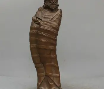 

18" China Buddhism Founder Bodhidharma Dharma Buddha Monk Bronze Statue