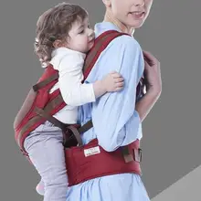 0-30 месяцев дышащий фронтальная кенгуру 4 в 1 Удобная Слинг Рюкзак мешок Обёрточная бумага для малышей 3 цвета