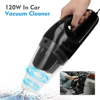 

120W 12V Portable Handheld Car Van Vacuum Cleaner Wet & Dry Dirt Dust Cleaner