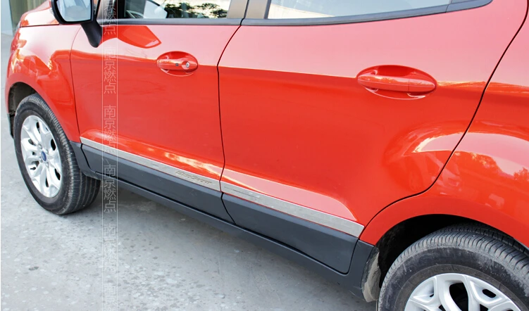 

For Ford Ecosport 2013 2014 side door Skirt Molding Trim 4pcs