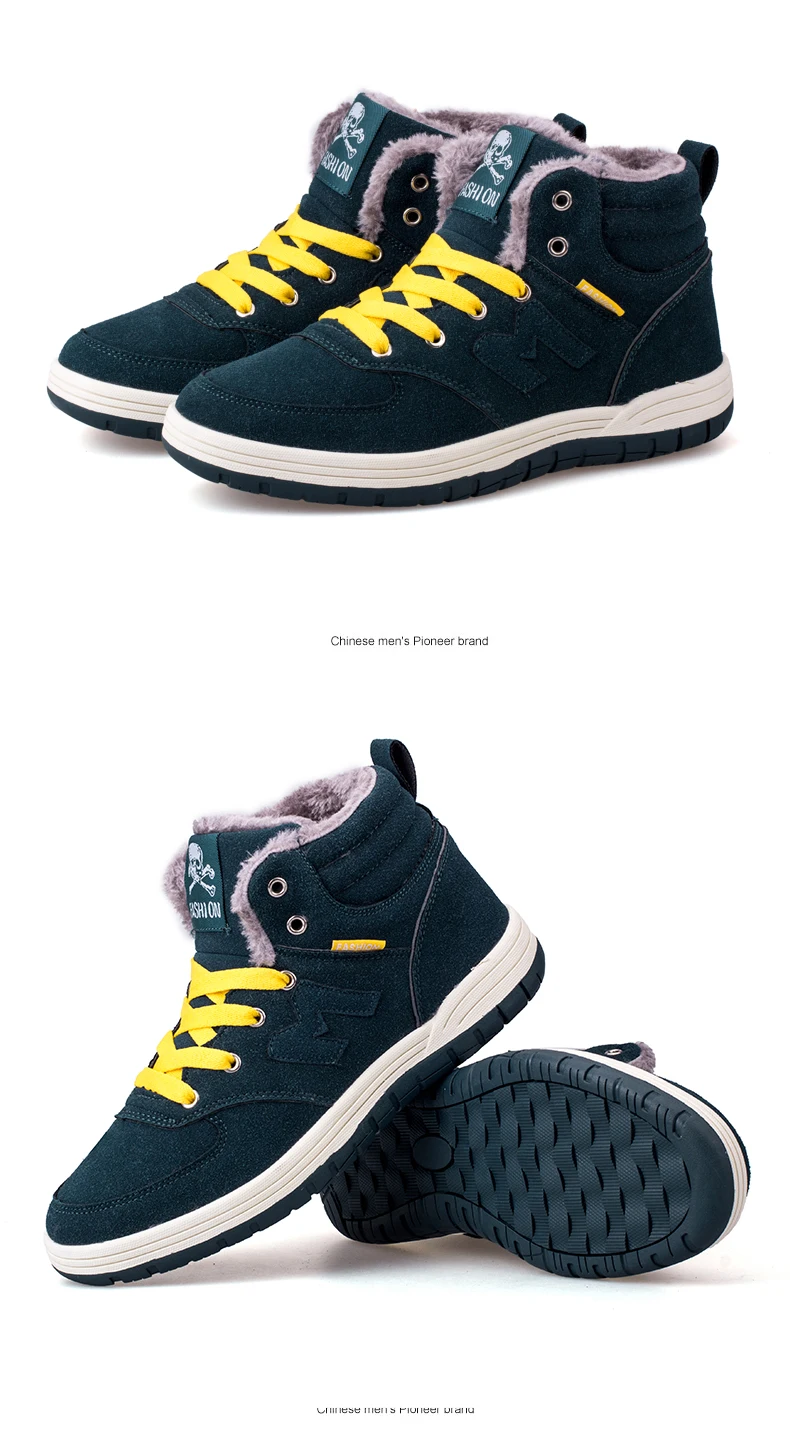 Brand Men's Winter Shoes Man Big Size Sneaker Mens Ankle Leather Boots Men Male Boot Warm Fur Classic Casual Snow Bot (13)