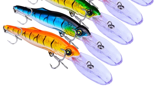 Sea Fishing Lures Trout Trolling Wobbler Minnow 16.5cm 25g 1.2-3.6m Large Plastic For Bass Tuna Big Game Fishing Gear (8)