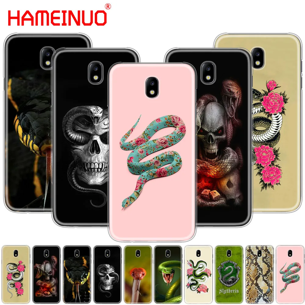 

HAMEINUO Black Snake Skull cover phone case for Samsung Galaxy J3 J5 J7 2017 J527 J727 J327 J330 J530 J730 PRO