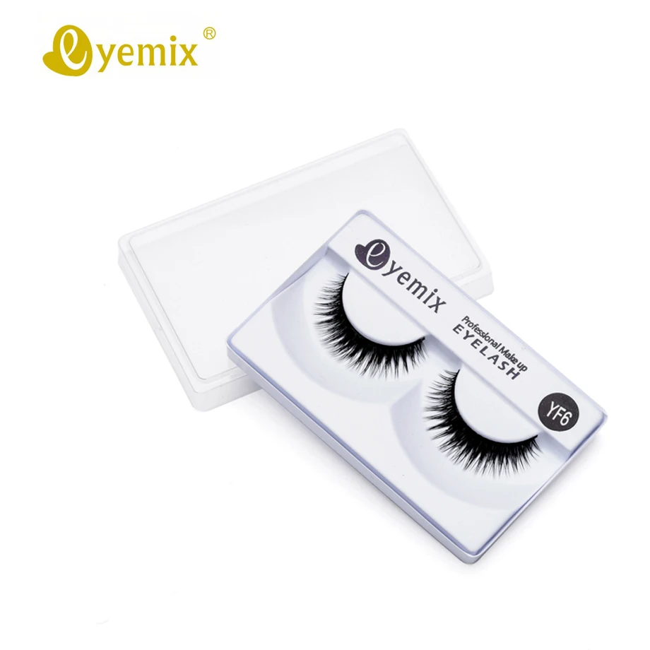 

Eyemix Natural YF6 Eyelash Handmade False Eyelash For Professional Eyelash Extension Women's Beauty High Quality False Eyelashes