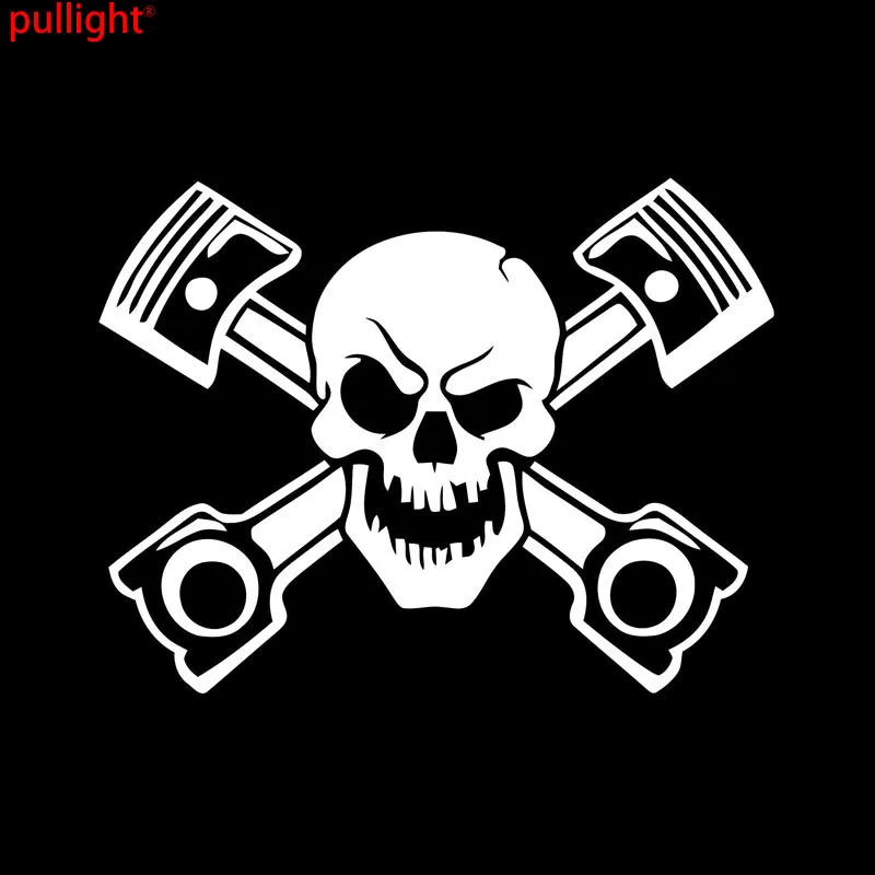 Death Skull Personalized Car Stickers Funny Vinyl Decals Covering The Body