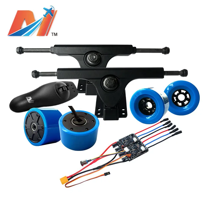 Maytech free shipping(8pcs) 90mm skateboard hub motor and longboard