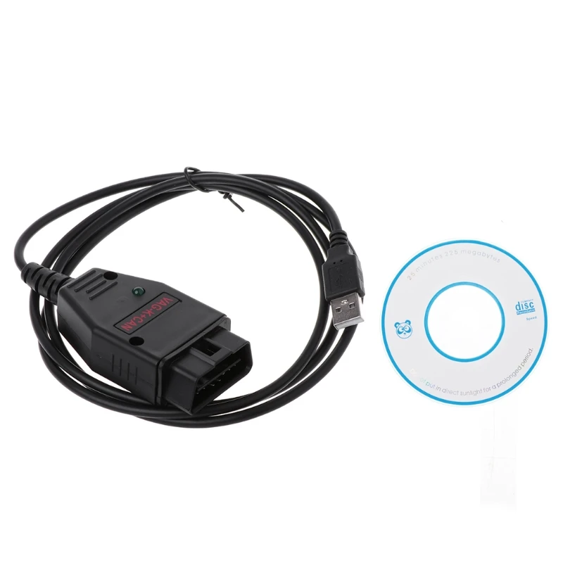 Диагностический сканер OBD2 CAN Commander 1 4 кабель COM для Audi Skoda | Автомобили и мотоциклы