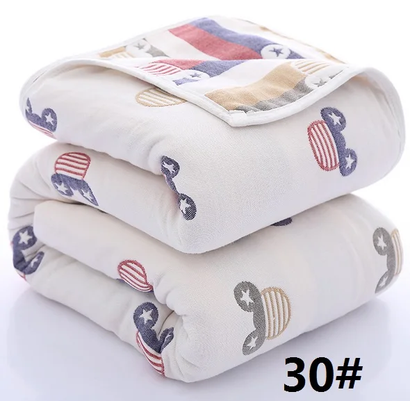 Toalha de Banho do Bebê Milagre Bebê Swaddle Musselina Algodão 6 Camadas Recém-nascido Cobertores Bebe Recebendo Envoltório Infantil 60*80cm 100% 26 Cheap Cobertores e mantas