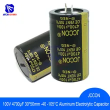 Алюминий электролитический конденсатор с алюминиевой крышкой, 100V 4700 мкФ 30x50 мм Высокая частота низкая ESR 100v4700μf 30*50 мм конденсатор с алюминиевой крышкой