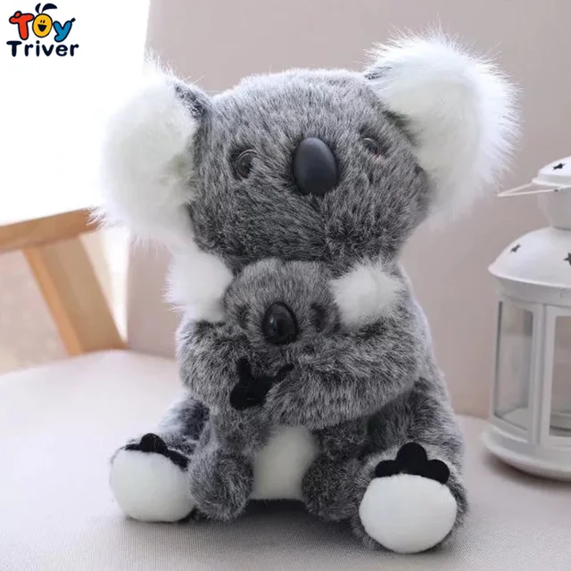 Quality Plush Koala Toy Australia Animal Mom Baby Koalas Bear Stuffed