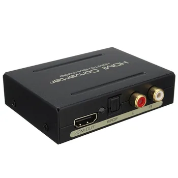 

Professional HDMI Audio Splitter Adapter 1080p HDMI to HDMI and Optical TOSLINK SPDIF + RCA Audio Extractor Converter Mayitr