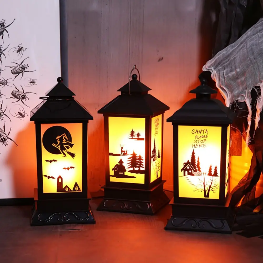 

Flame Lights for Christmas Festival Pumpkins/Ghost Hand/Castle Decorative Lamp Halloween Decoration 2018 for Home Party Supplies