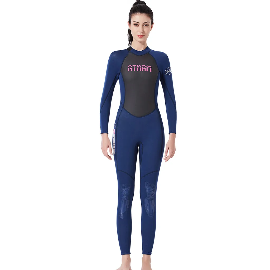

Cool Water Sports Women's Keep Warm Sunscreen Swimming Surfing Snorkeling Sports Diving Coverall Suit Diving Suit Neoprene N10