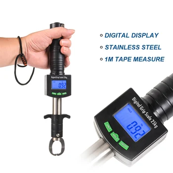 

Fish Grips Electronic Weighing Fish Digital Belt Buckle Clip Lure Controller Stainless Steel Fishing Gear Pesca Rod Building