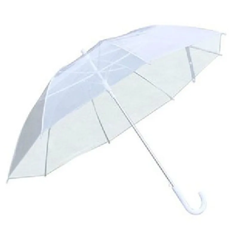 

New Portable Fashion Transparent Clear Rain Umbrella Parasol PVC Dome for Wedding Party Favor