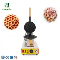 220v 110v honeycomb shape waffle Baker Machine bubble egg cake oven Electric waffle makers machine Electric snack equipment