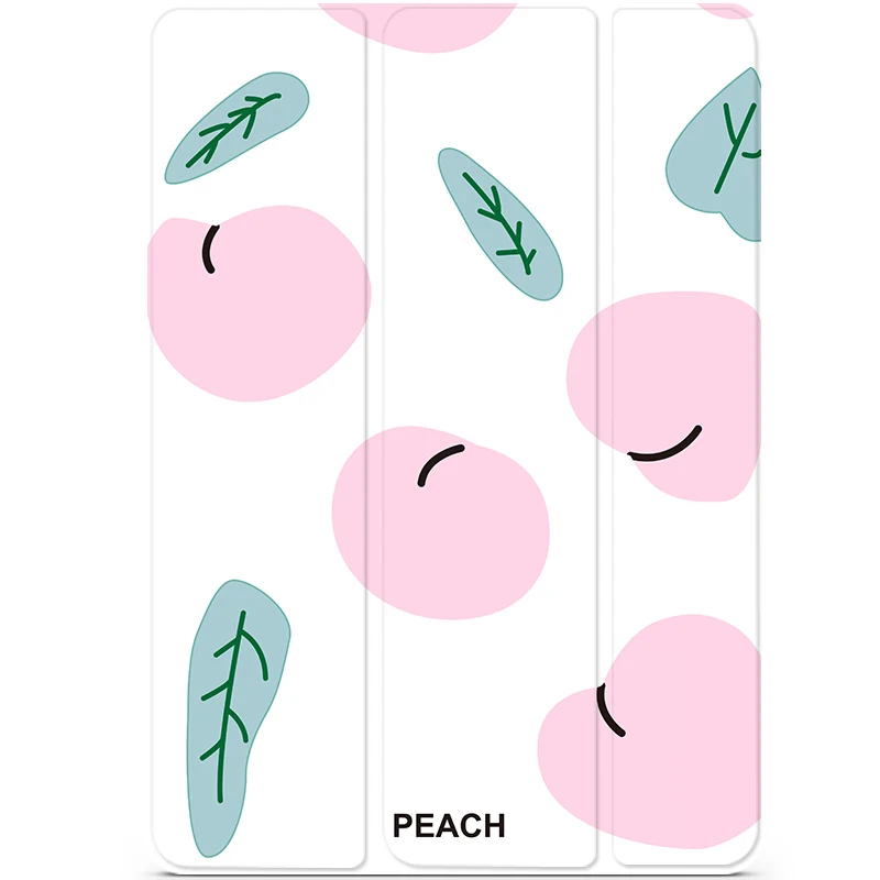 Розовый персиковый чехол книжка для iPad Pro 9 7 Air 10 5 11 12 2020 Air2 Mini 2 3 4 2019 планшета ipad 2017