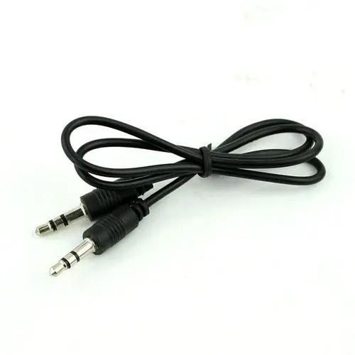 1000pcs 5FT 3.5mm Male to Male Audio Aux Plug 3 Ring Mini AV AUX