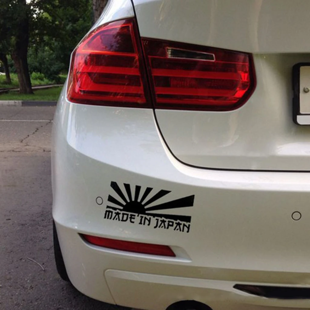 13x6cm Sun Made In Japan Car Sticker Jdm styling Window Bumper Decal