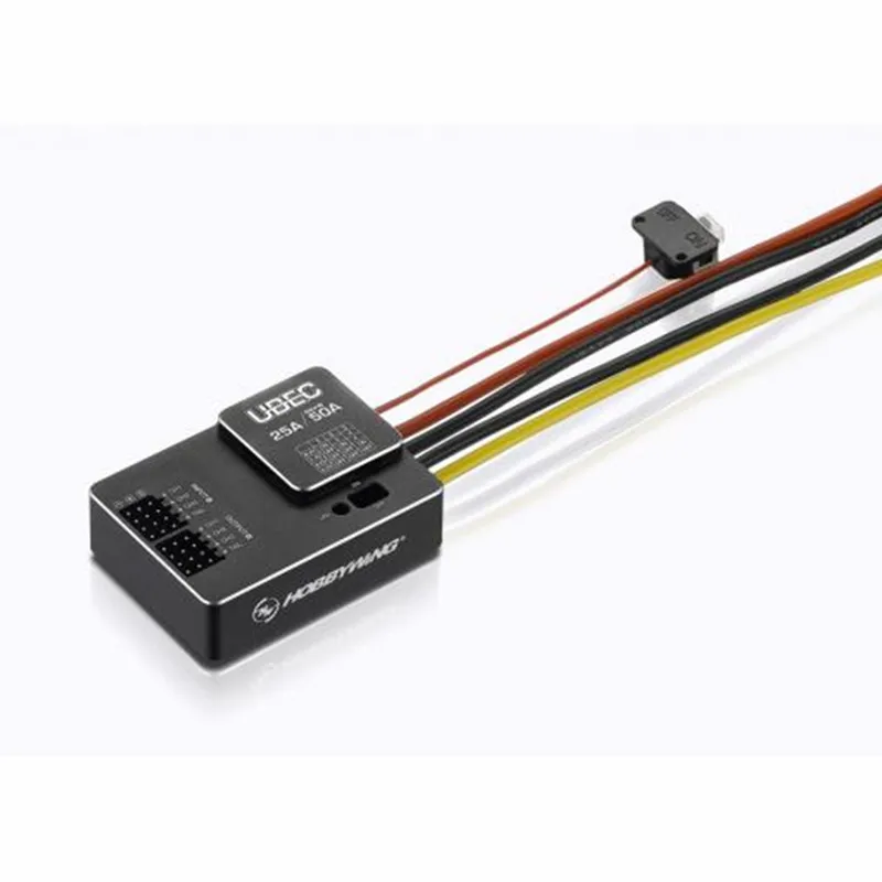 

Hobbywing-UBEC 25A HV 3-18S External Switching Module 25A Switch for DIY FPV mini racing quadcopter drone/RC car part