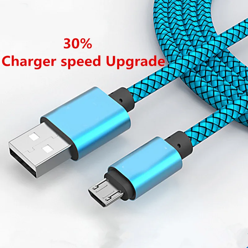 500 шт. Высокое качество 1 м 2 м 3 м 2.4A нейлон плетеные ткани Micro V8 Usb кабель аксессуары пакеты для samsung S4 S6 S7 для htc LG