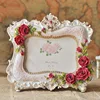 6inch 7inch Picture Frame European Style Resin Rose Flower Photo Frame Oval Rectangle Shape Frames for Wedding Gifts Home Decor ► Photo 2/6