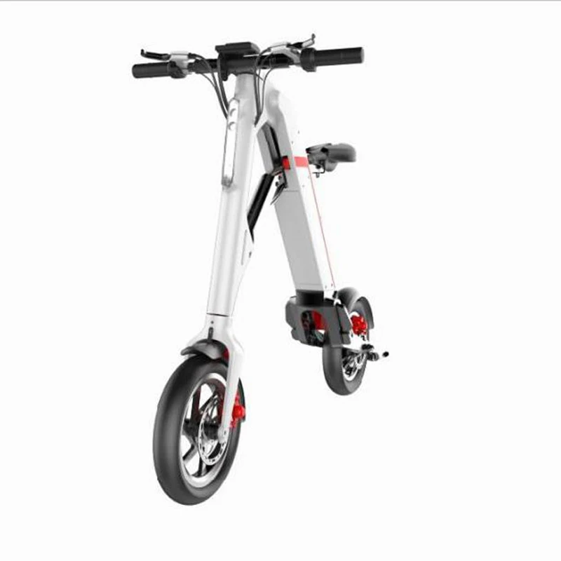 Складной электрический велосипед 36 В 280 Вт 8AH 12 дюймов цикл литиевая Батарея Электрический велосипед Передняя и задняя дисковый тормоз одно место Ebike
