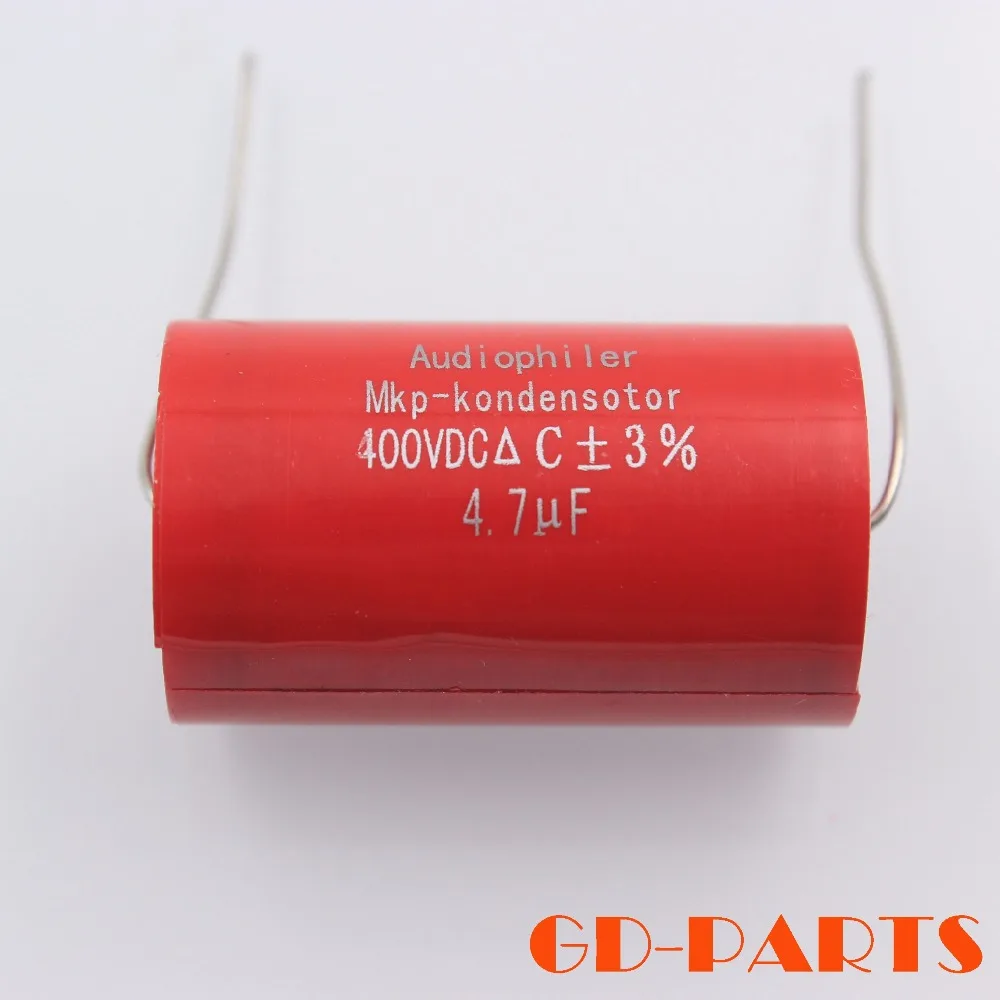 400VDC 1 0 мкФ 6 8 Axial MKP конденсатор аудиокласса для винтажного гитарного усилителя