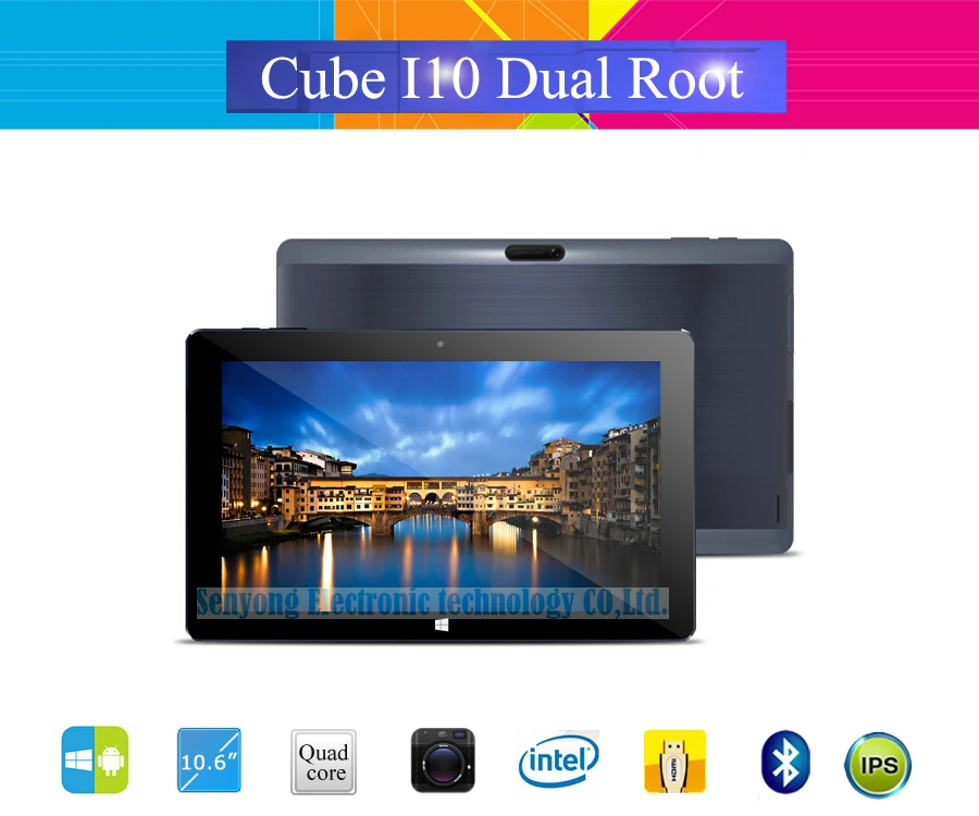 Lowest Price New Arrival Cube I10 Dual Boot Tablet PC 10.6" IPS 1366x768 Windows10 + Android 4.4 Intel Z3735F Quad Core 2GB RAM 32GB ROM HDMI Lowest Price New Arrival Cube I10 Dual Boot Tablet PC 10.6" IPS 1366x768 Windows10 + Android 4.4 Intel Z3735F Quad Core 2GB RAM 32GB ROM HDMI