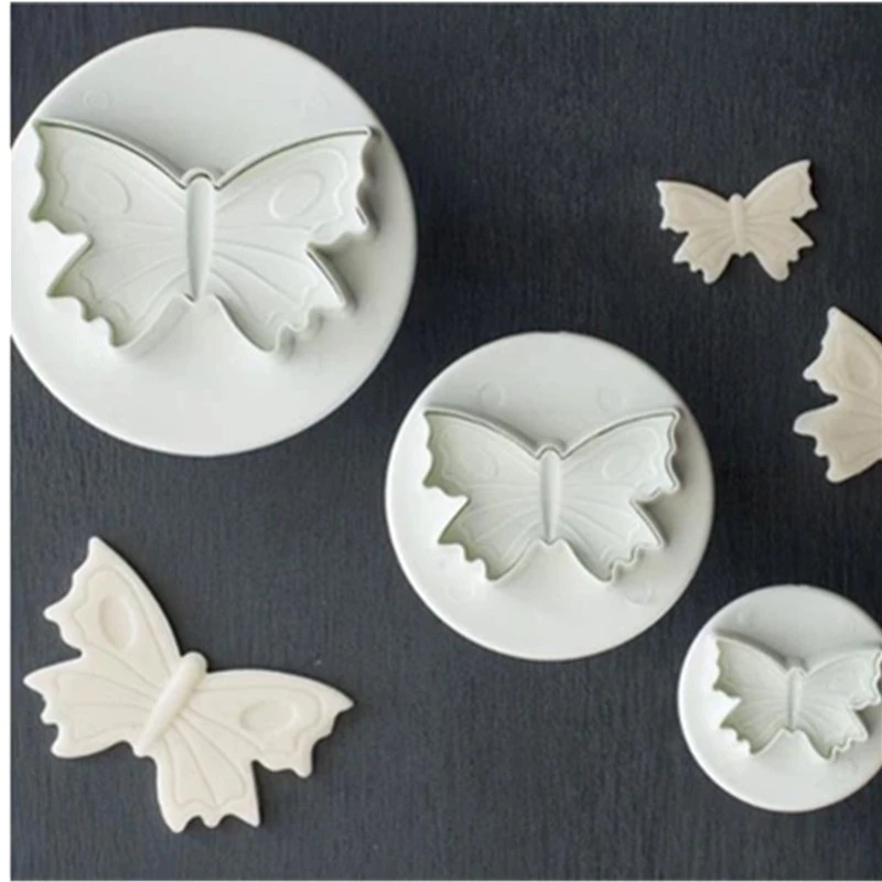 Butterfly Stencil Cookie Cake Cutter Baking Tool Fondant Cake Mold Mould N3